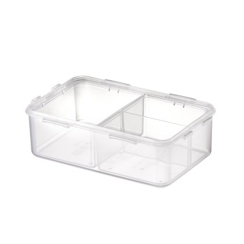 Classic food container with divider 1 L