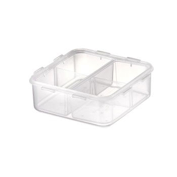 Classic food container with divider 870 ml